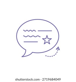 Ilustración de comunicación de mensajes que simboliza chat, conexión, conversación e interacción digital.