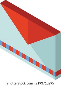 
message concept flat icon or log