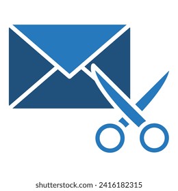 Nachrichtenverarbeitung - Symbol-Linie, Vektorgrafik