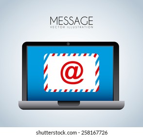 message design, vector illustration eps10 graphic 