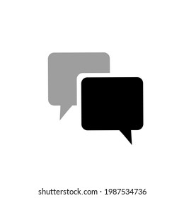 message dialog illustration vector icon
