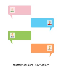 message dialog with user people