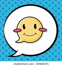 message doodle, speech bubble