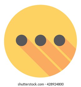 Message Dots Talk And Communication Symbol Flat Design