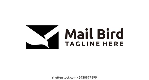 message and dove logo design, creative logo design templates, symbols, icons, ideas.