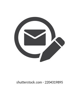 Message Edit Icon Sign Symbol 