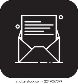 Message or Email Business people icons with black filled line style