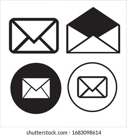 Logotipo de diseño de mensajes o correos electrónicos, el último logotipo