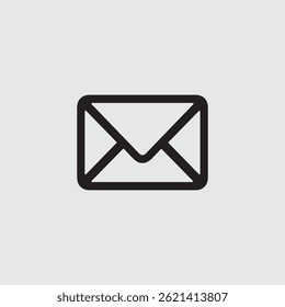 Mensaje o icono de mensaje de correo electrónico, icono de notificación de mensaje, icono de notificación de correo electrónico