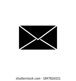 Message or Email icon on white background