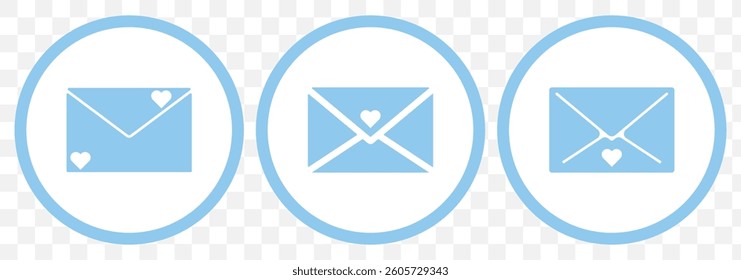 Message email icon symbol vector illustration. Email icon, Email icon vector design, envelope icon design on Transparent Background.. EPS 10.