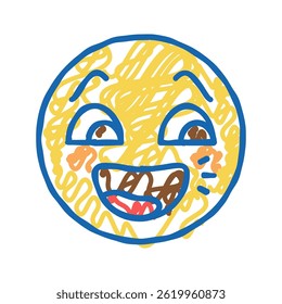 message emoji doodle icon sketch vector. message emoji sign. isolated symbol illustration