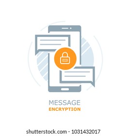 Message Encryption concept