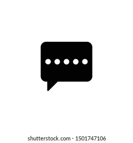 message envelope chat text icon vector