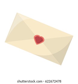 message envelope heart romantic