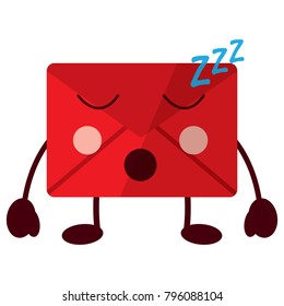 message envelope kawaii icon image 