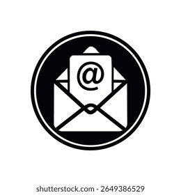 Message envelope line art icon for apps and websites, Mail envelope icon vector on isolated background. Symbols of email flat vector illustration. Envelope icon, Mail icon vector for web