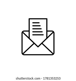 Message envelope mail icon vector
