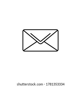 Message envelope mail icon vector