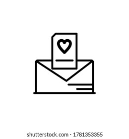 Message envelope mail icon vector