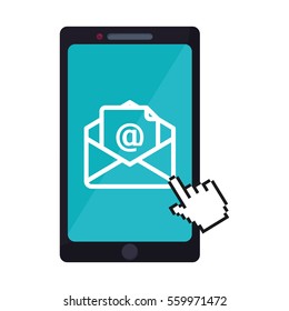 message envelope mail related icons image vector illustration design 