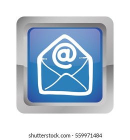 message envelope mail related icons image vector illustration design 