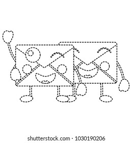 message envelopes kawaii icon image 