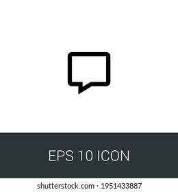 Message eps 10 simple icon