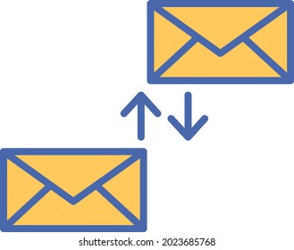 Message exchange Isolated Vector icon which can easily modify or edit

