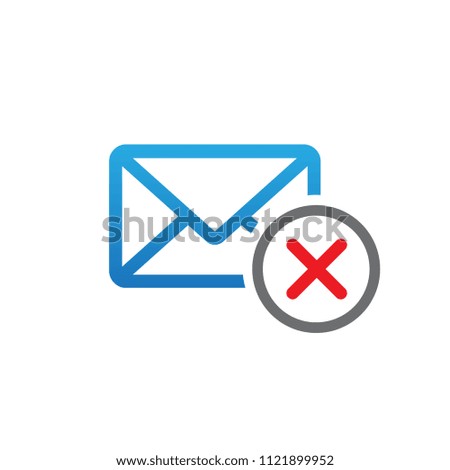 message fail to sent notification vector icon