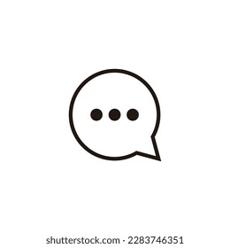 Mensaje, figura, icono símbolo geométrico simple vector logo