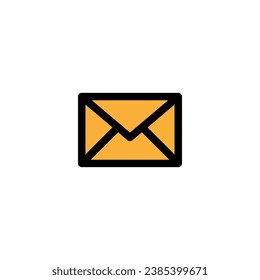 Message With Filled Line Icon Vector Illustration