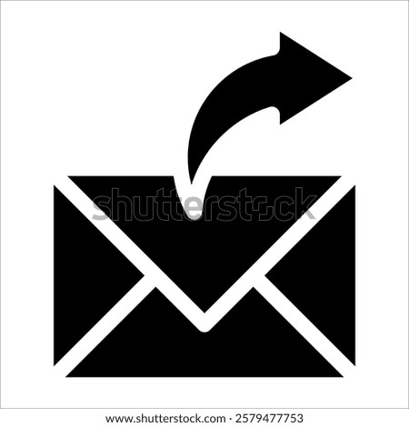 Message Forward Icon Element For Design