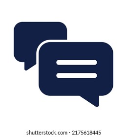 message glyph icon design vector image
