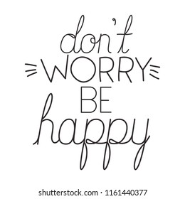 message happy with hand made font