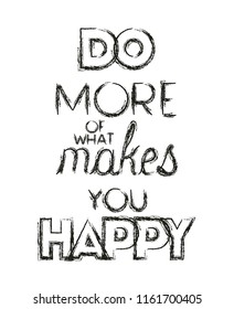 message happy with hand made font