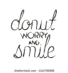 message happy with hand made font
