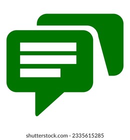 message or help icon for web or online media