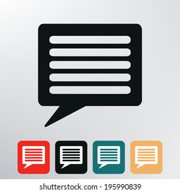 Message icon. 
