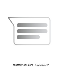 Message Icon application for Smartphone Computer  and Laptop.