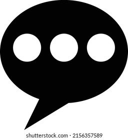 message icon, black and white color