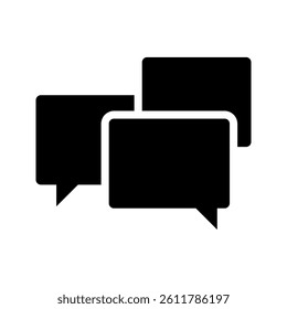 Message icon, chat icon. Collection of speech bubble icons, messages. Vector