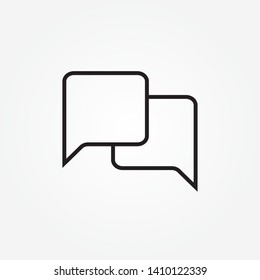 message icon. Chat symbol icon. Graphic elements for your design