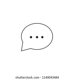 Message icon. Chat symbol. Talking