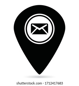Message icon at check-in white background