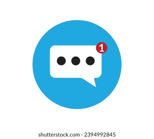 Message icon. Collection of vector symbol on white background. Vector illustration.