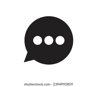 Message icon. Collection of vector symbol on white background. Vector illustration.