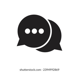 Icono de mensaje. Colección del símbolo vector sobre fondo blanco. Ilustración vectorial.