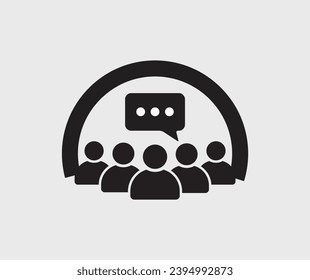 Icono de mensaje. Colección del símbolo vector sobre fondo blanco. Ilustración vectorial.