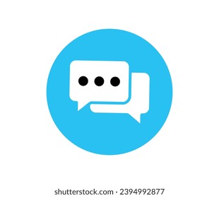 Message icon. Collection of vector symbol on white background. Vector illustration.